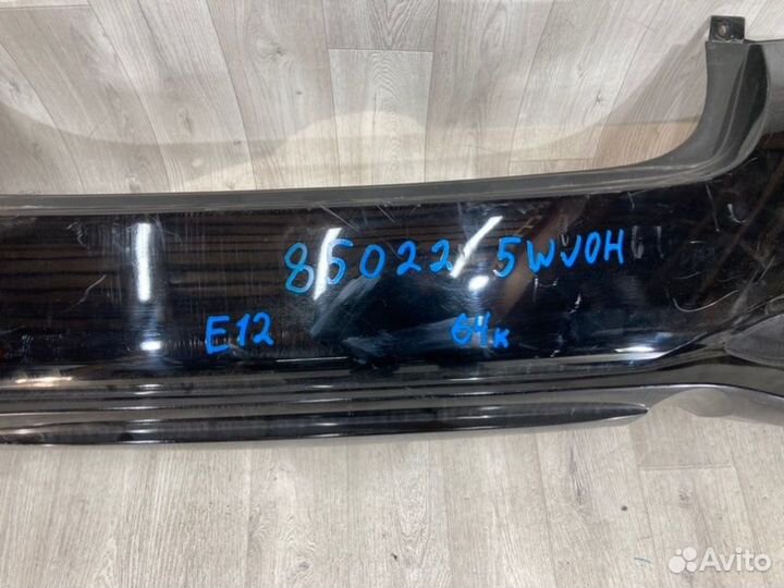 Бампер зад. nissan note