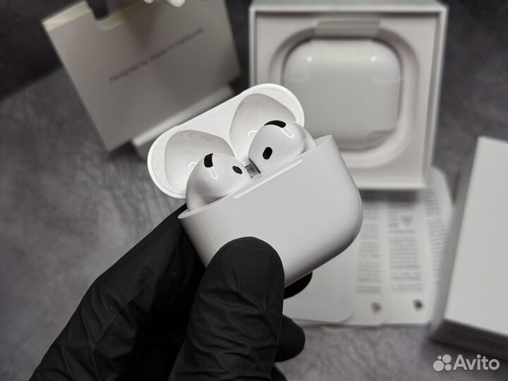 Новые AirPods 4 ANC (2025) Насыщенный звук + Чехол