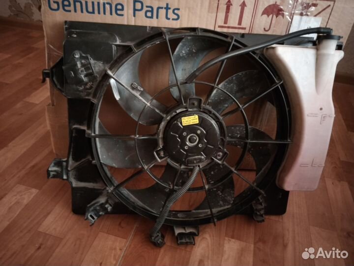 Вентилятор охлаждения hyundai solaris