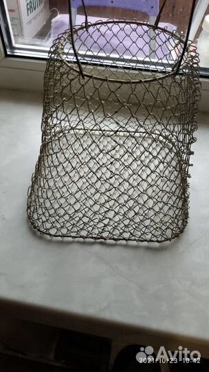 Сумка садок сетка металлическая