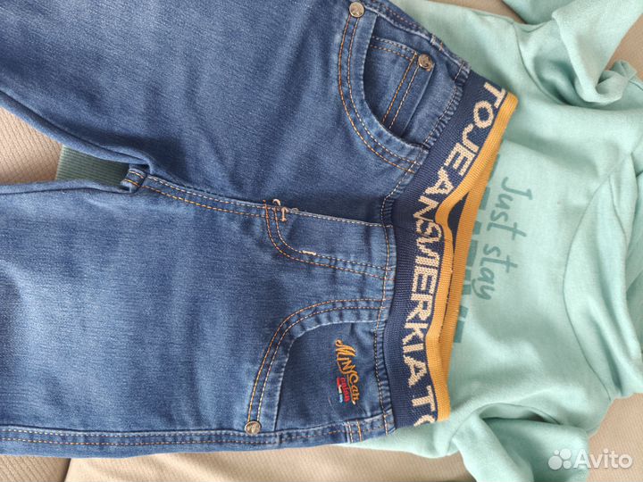 Джинсы и толстовка на мальчика