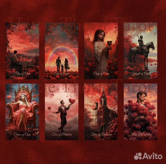 Scarlet Rose Love Tarot / Таро Алой Розы