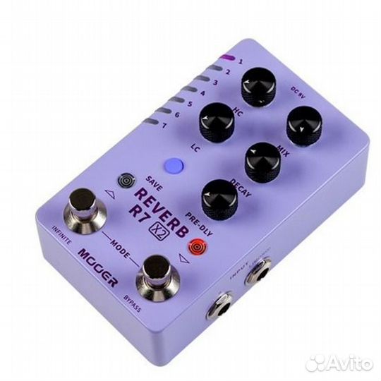 Педаль Mooer R7 Reverb X2