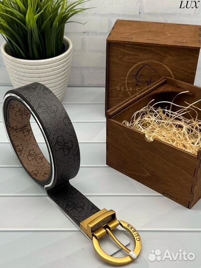Мужской кожаный ремень