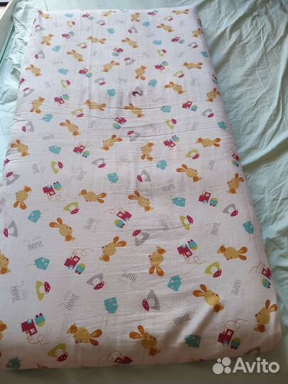 Детская кроватка с маятником+матрас