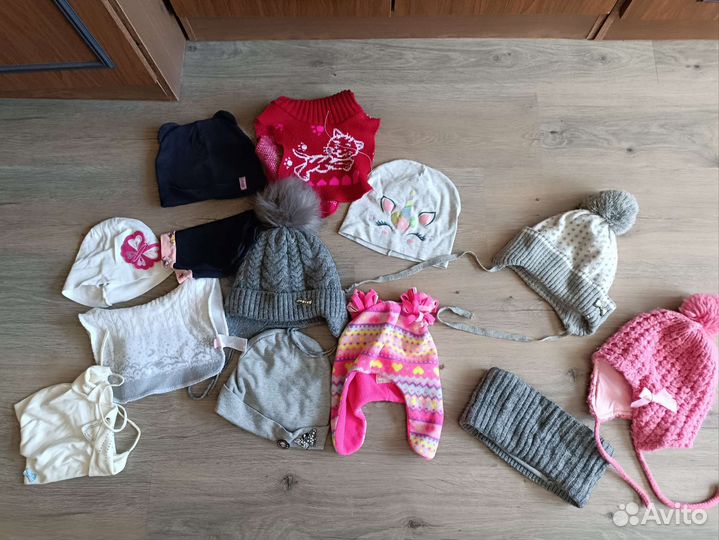 Шапки пакетом от 2 до 5 лет