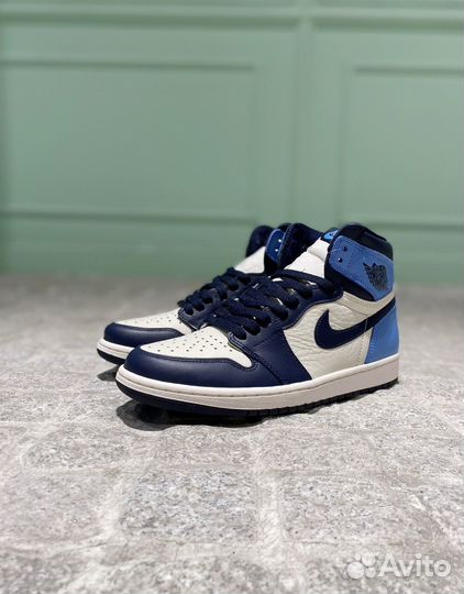 Кроссовки nike jordan high blue оригинал