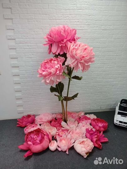 Гигантские цветы для фотозоны