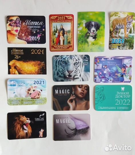Календари карманные, отрывные, перекидные