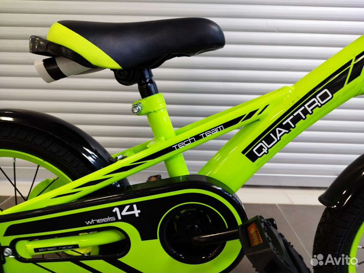 Детский велосипед Tech Team Quattro 14