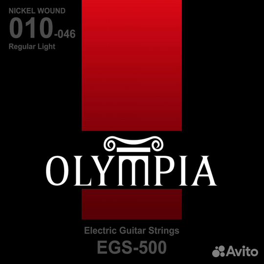 Струны 10-46 Olympia EGS500 Nickel Wound