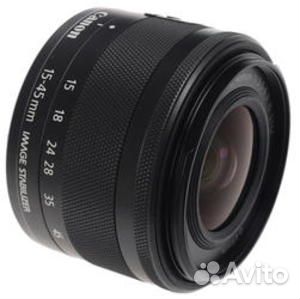Объектив canon EF-M 15-45MM F3.5-6.3 IS STM черный