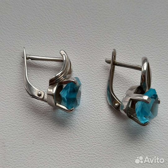 Серьги серебро