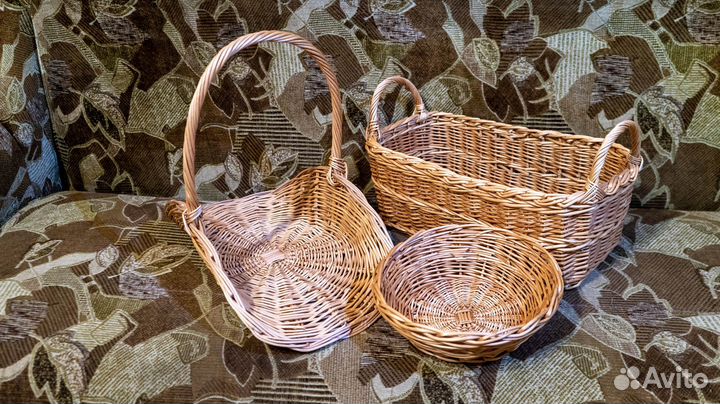Корзины плетеные из лозы