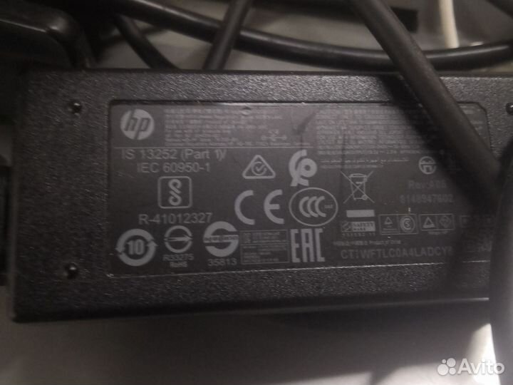 Блок питания ноутбук hp игла