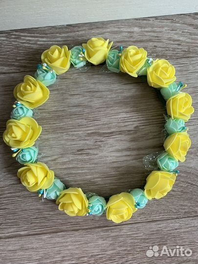 Ободки и другие изделия из цветов