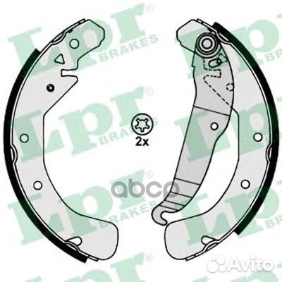 Комплект тормозных колодок 07200 07200 Lpr