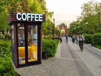 Уличная кофейня самообслуживания