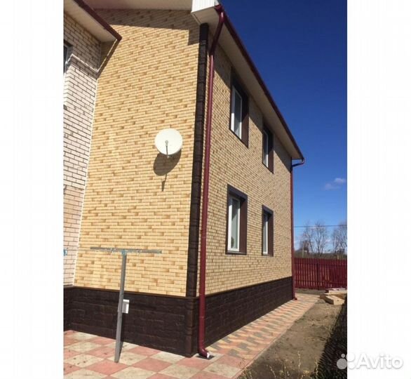 Фасадная панель Деке Флемиш(Flemish) Желтый Жженый