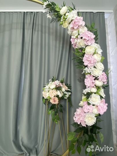 Свадебная арка в аренду. Стойки. Декор зала