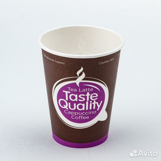 Стакан картонный 300мл 1-сл. 