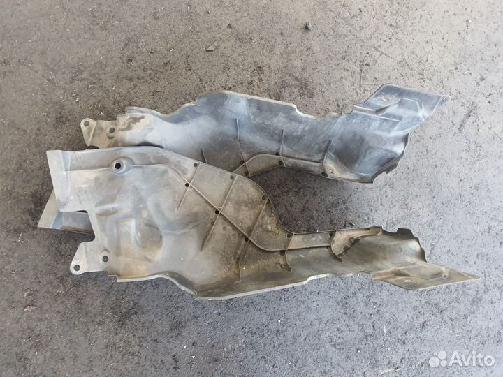 Защита двс лево c Subaru Legacy B4 BL5 EJ204