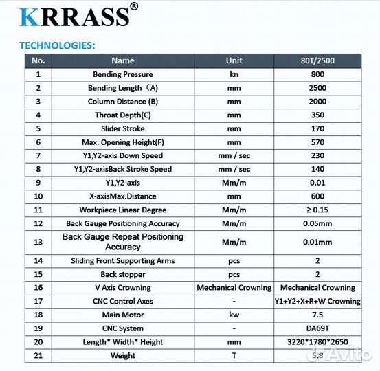 Листогибочный станок Krrass гидравлический пресс