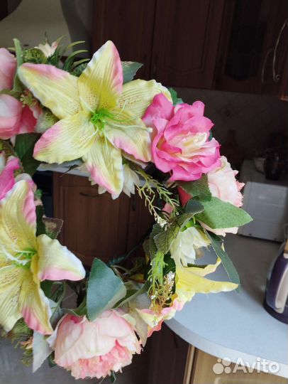 Венок на голову из цветов