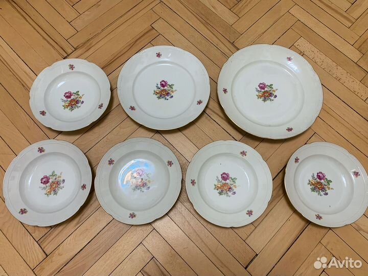 Тарелки винтаж ГДР, Чехословакия