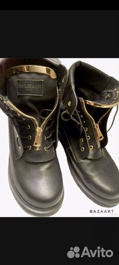 Balmain ботинки 39-40 еврозима