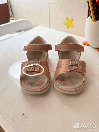 Сандалии для девочки 25 размер