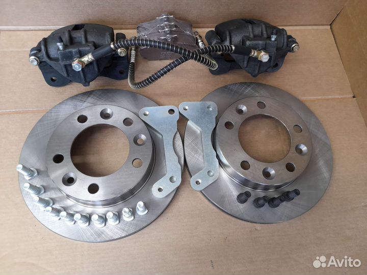 Передние венитилируемые тормоза на ниву