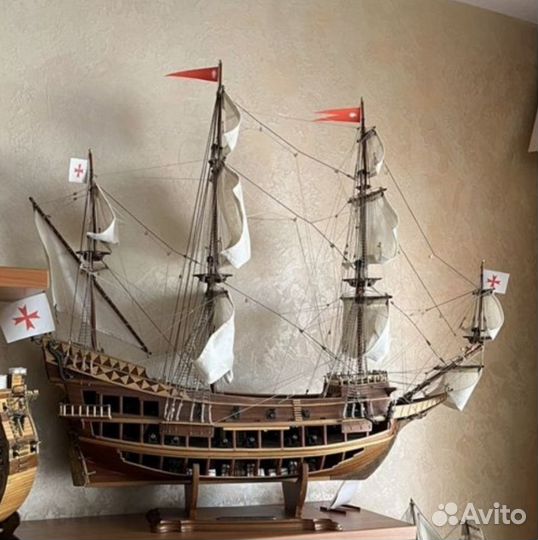 Сборная модель парусника