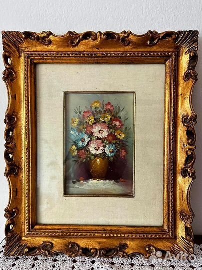 Картина маслом /антикварная картина