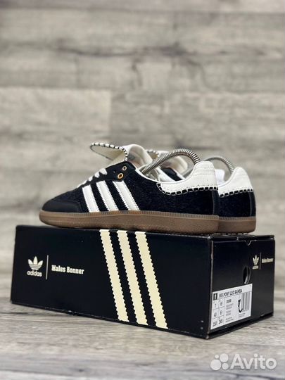 Кроссовки Adidas Samba Wales Bonner Pony Black