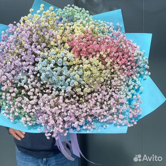 Гипсофила радужная букет Москва