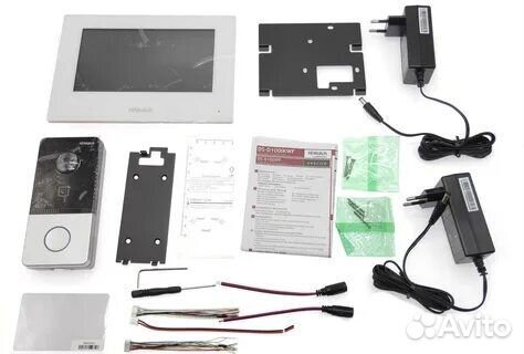 Домофон HiWatch DS-D100ikwf(B) Wi-Fi IP Комплект