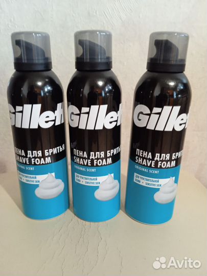 Пена для бритья gillette