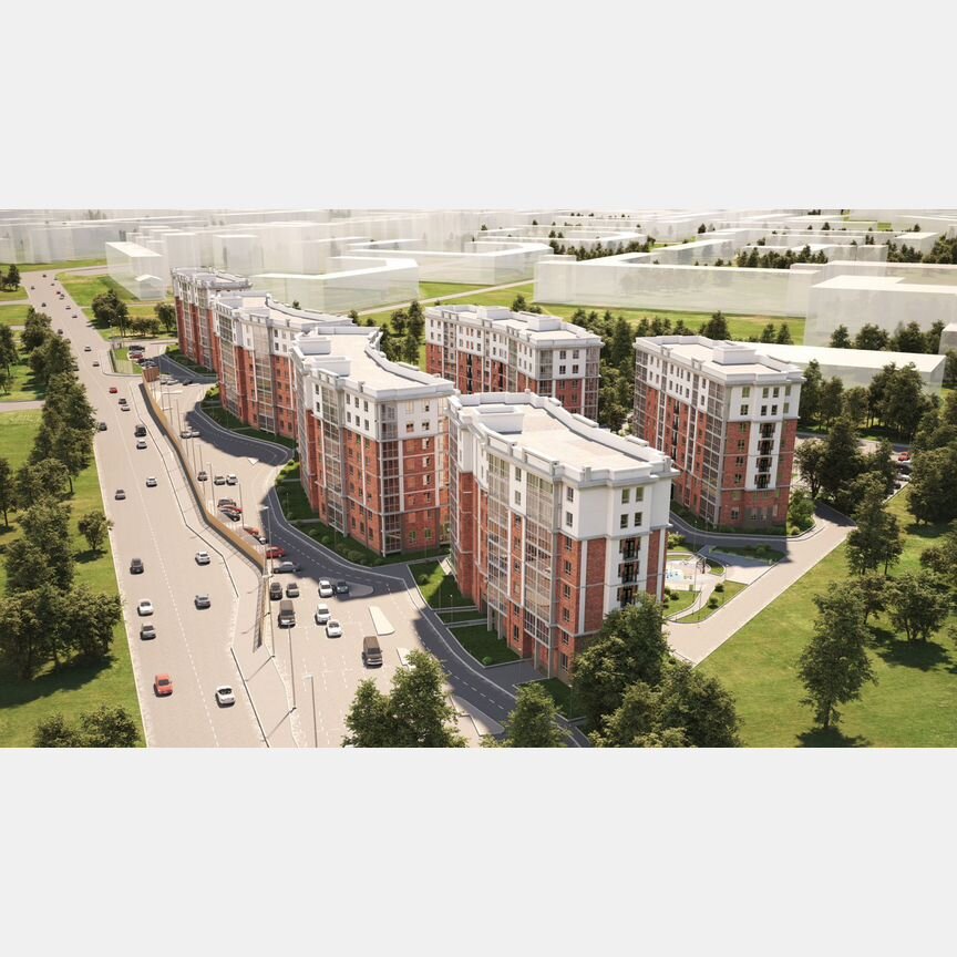 Квартира-студия, 33,2 м², 3/8 эт.
