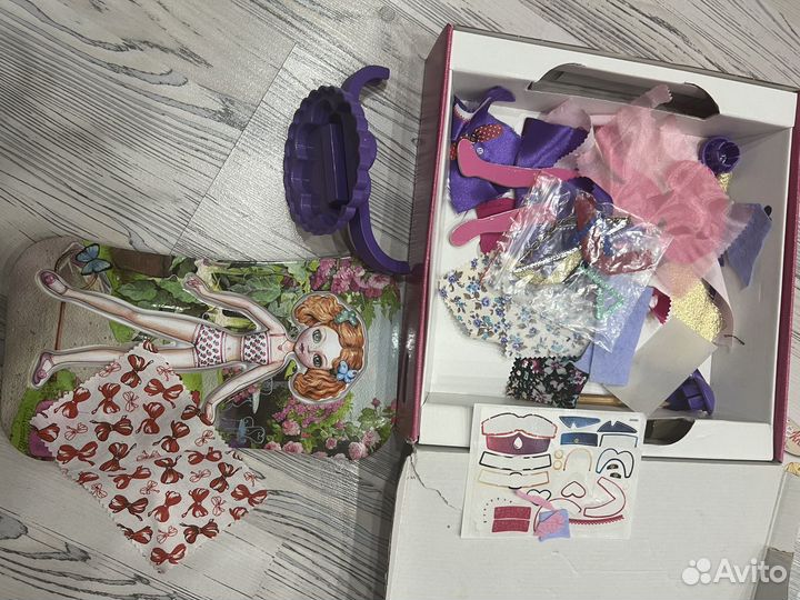 2 Игровых набора для девочки куклы с одеждой