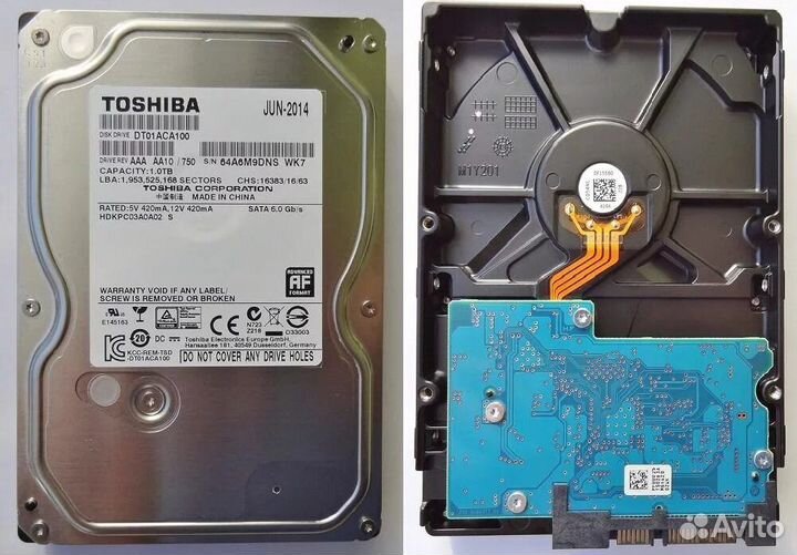 Жесткий диск 1 TB HDD