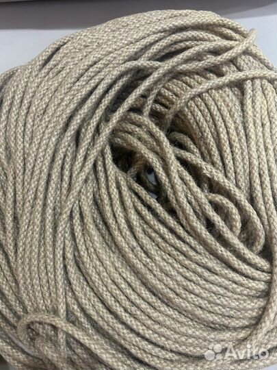 Шнур джутовый 6 мм