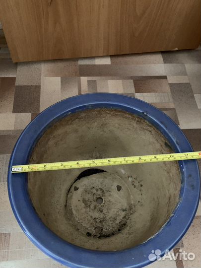 Большие керамические горшки для цветов бу