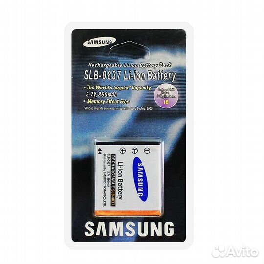 Аккумулятор samsung SLB-0837