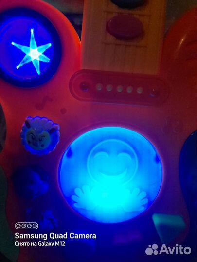 Новая Детская гитара (свет и музыка) в упаковке