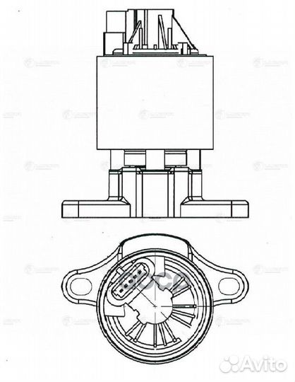 Клапан EGR (рециркуляции выхл. газов) для а/м