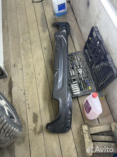 Диффузор bmw g30 рест M пакет