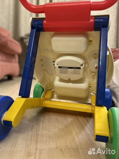 Каталка ходунки игровой центр fisher price