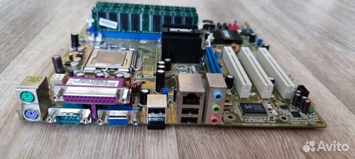 Сборка p5gv-mx + celeron 2,66Ghz + 2 Gb ddr