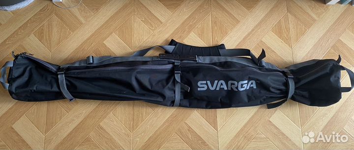 Чехол для горных лыж Svarga Omega-1 Black/Grey